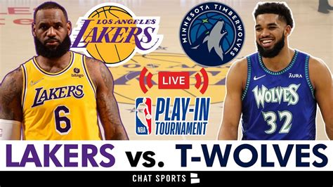 watch lakers vs timberwolves live